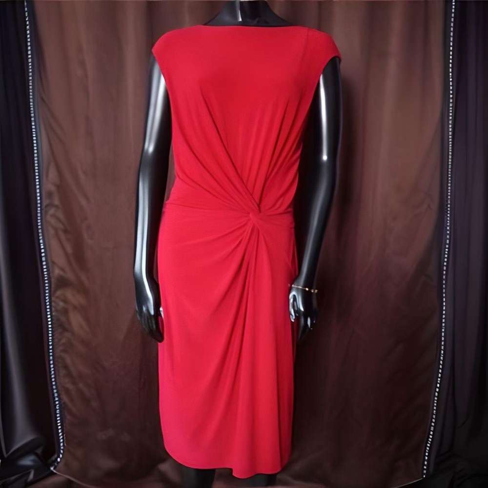 Ralph Lauren Red Sleeveless Dress, 16